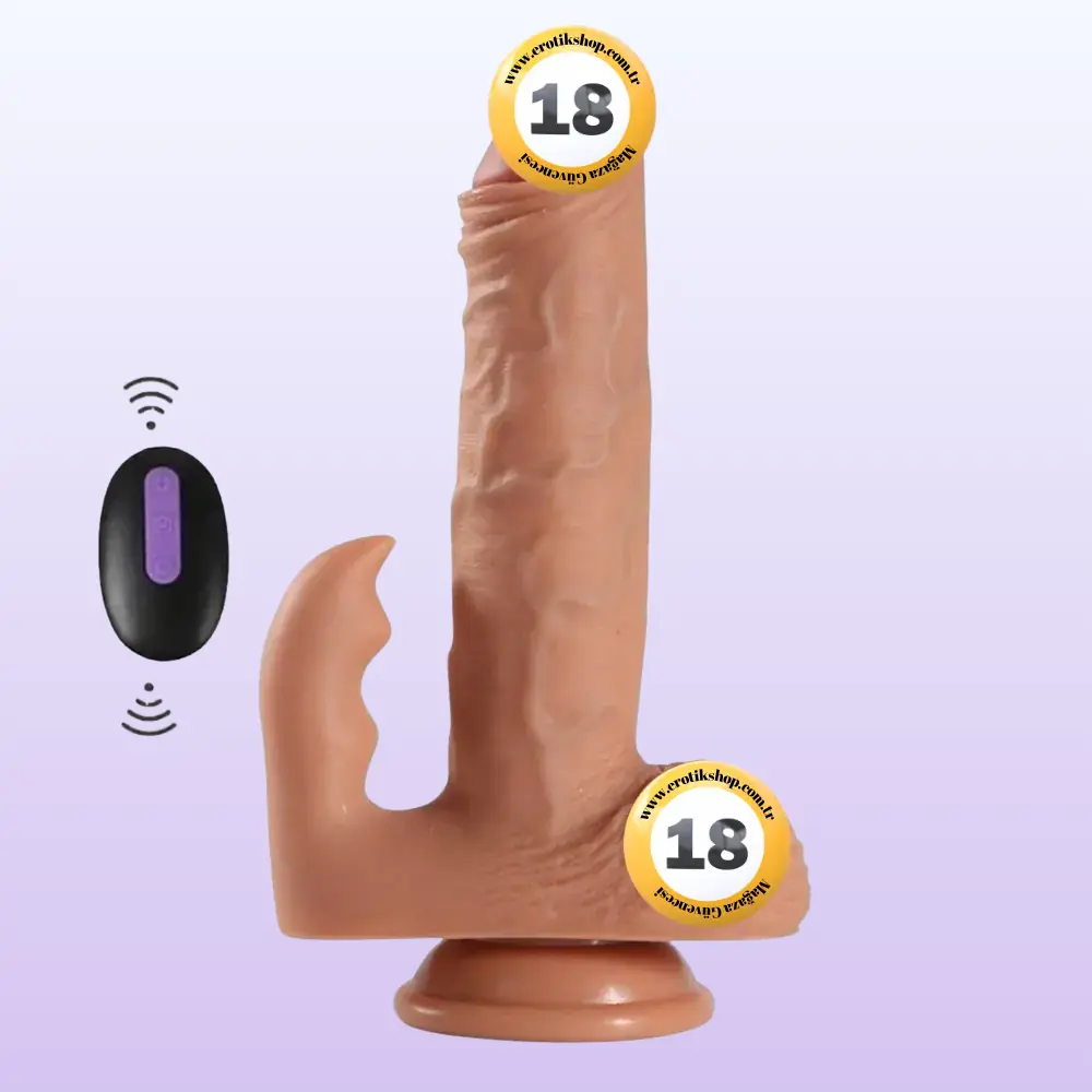 Shequ Dildo Series Austin 21.5 Cm Titreşimli Realistik Penis