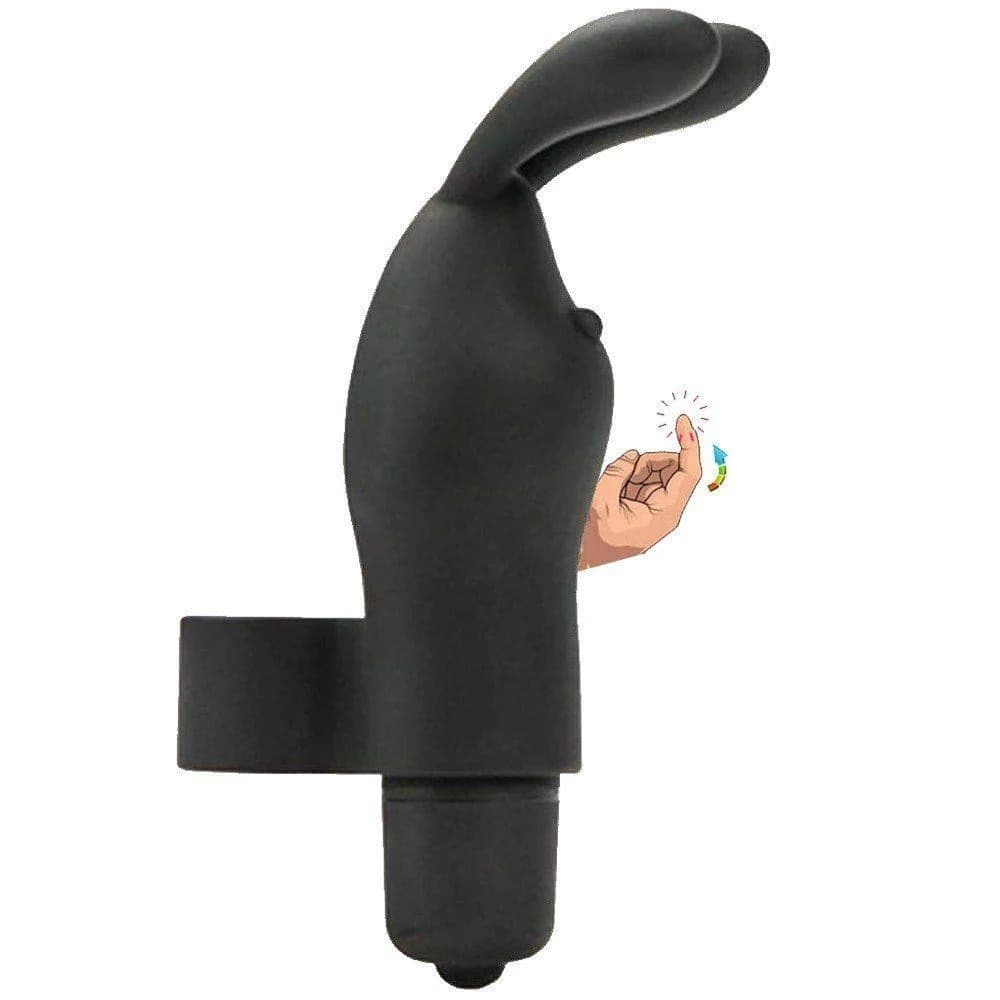 FeelzToyz Magic Finger Vibe Black Parmak Vibratör