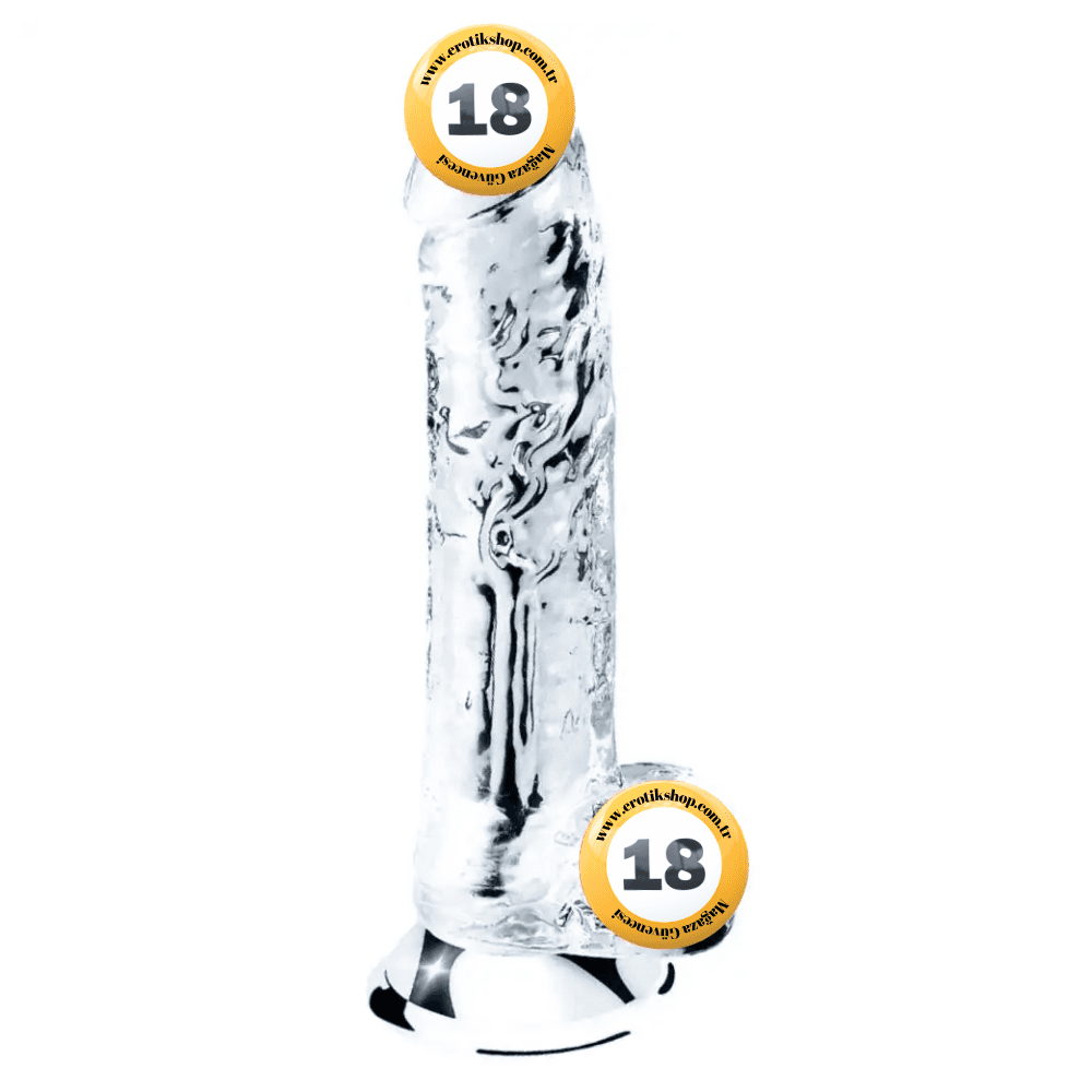 Lovetoy Flawless Clear Dildo 19 cm Realistik Jel Penis