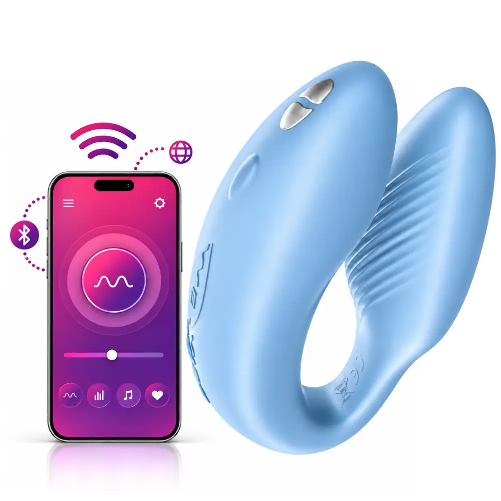 We-Vibe Chorus Blue Çiftlere Özel Telefon Kontrollü Vibratör