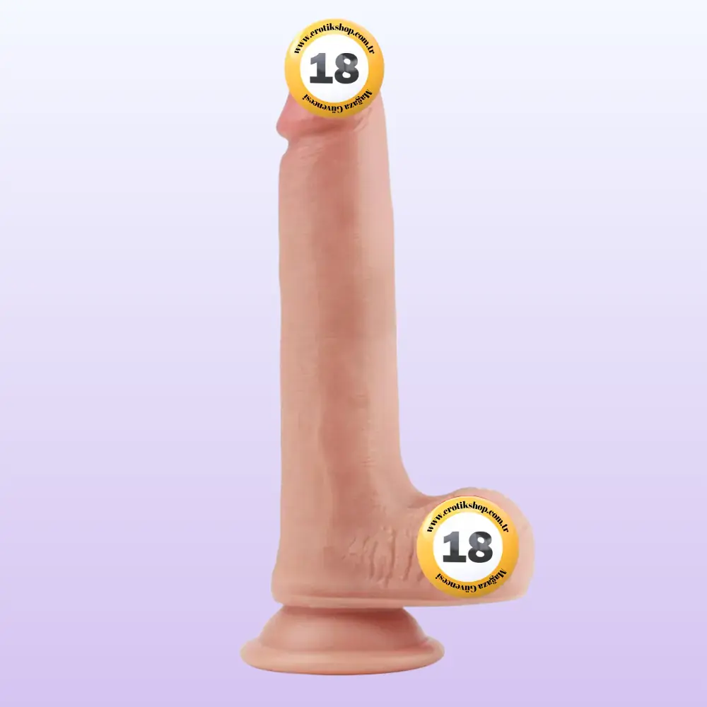 Lovetoy Dual Layered Silicone Cock 20 cm Realistik Penis LV4005