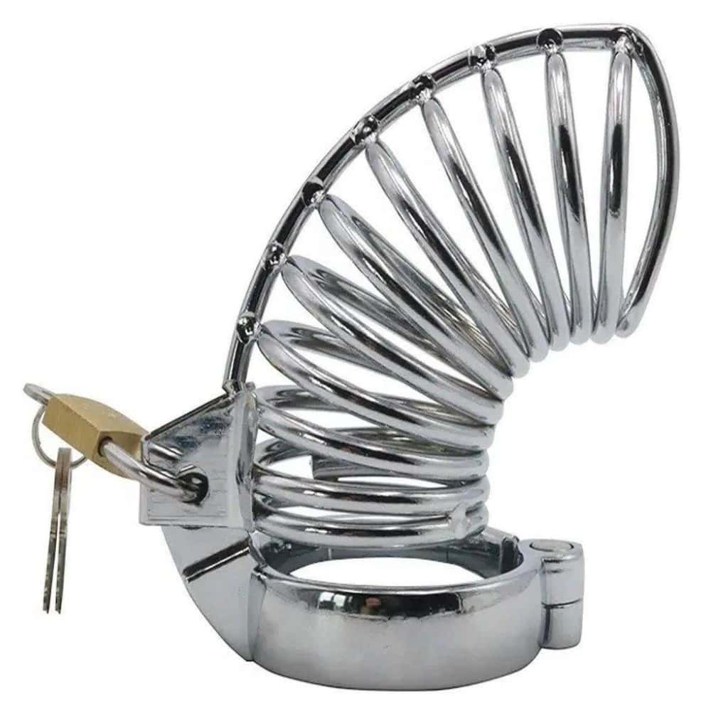 The Cock Cage Master Male Chastity Metal Prisoner Penis Kilidi 45 mm