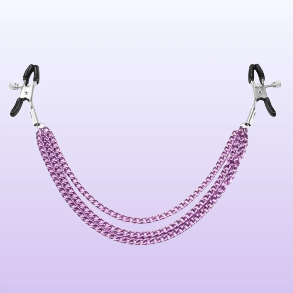 The Fetish Breast Clamps Zincirli Göğüs Klipsi