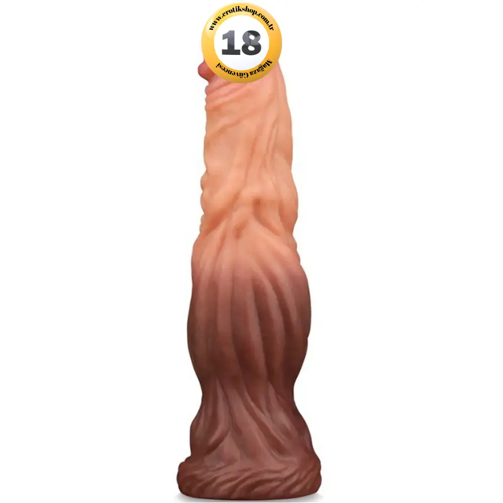 Lovetoy Dual Layered Platinum Silicone 24.5 Cm Monster Realistik Dildo