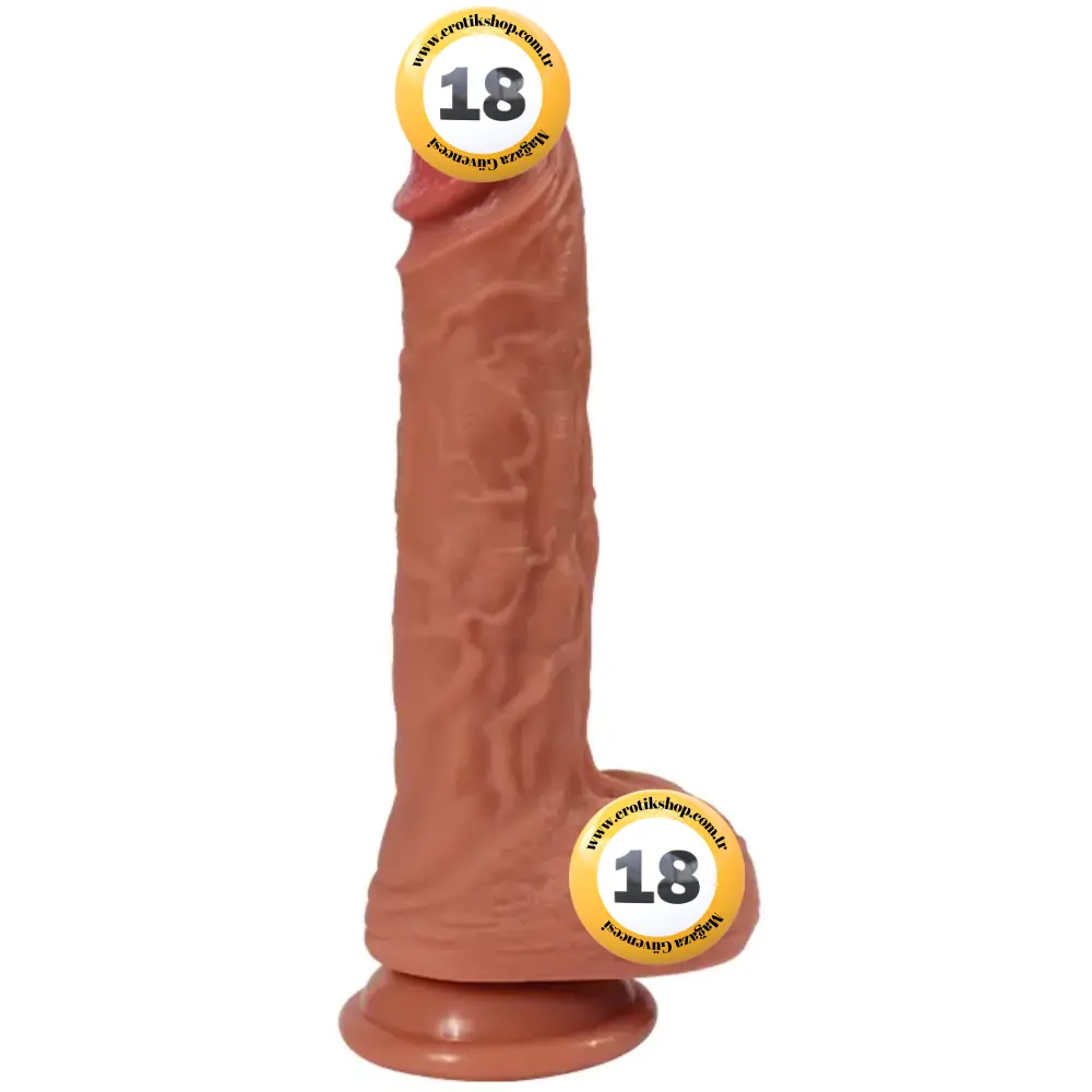 Shequ Dildo Series Dylan Natural Doku 22.5 Cm Realistik Penis SQ-WBD10022
