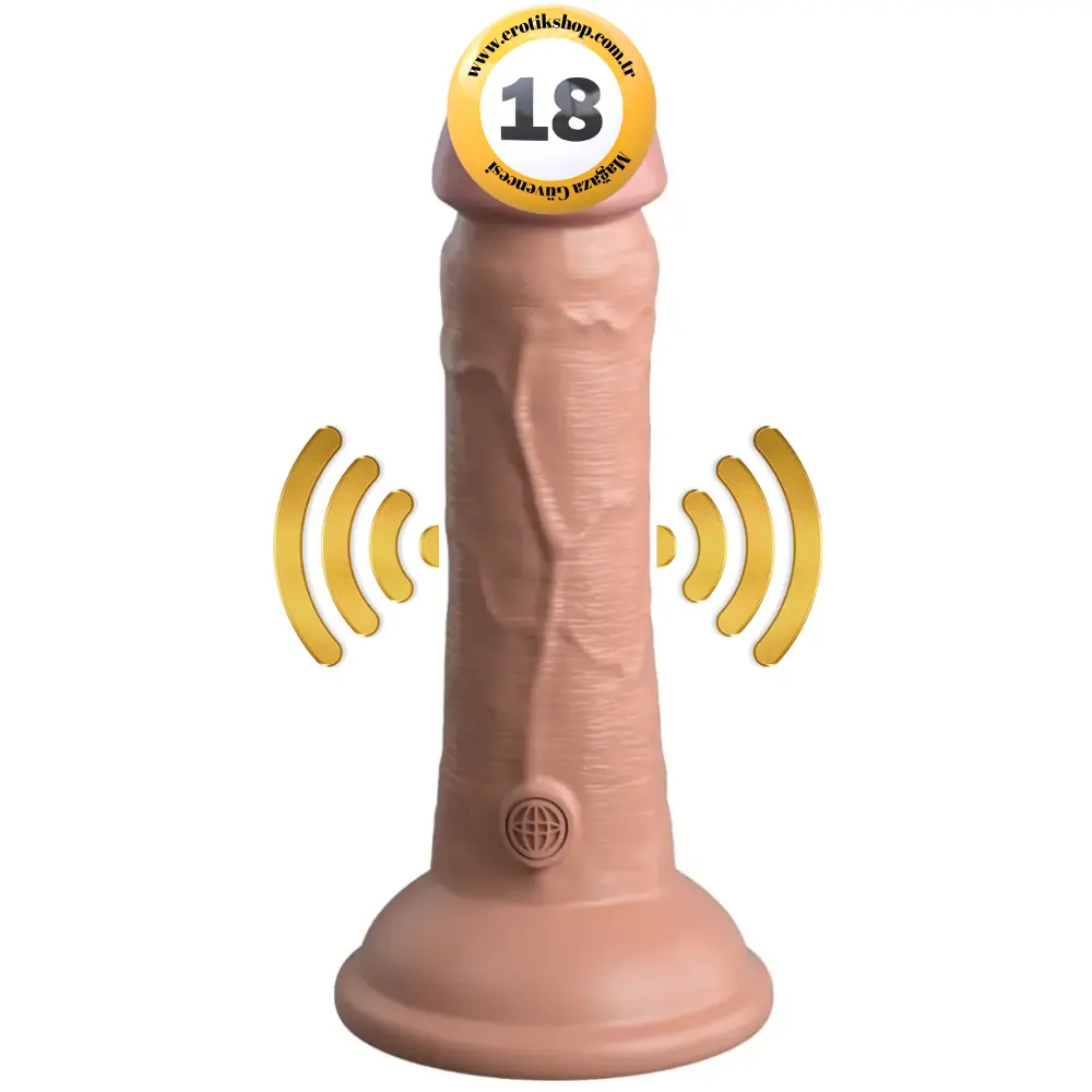 Pipedream King Cock Elite Silicone 6'' Et Doku Titreşimli Amerikan Dildo