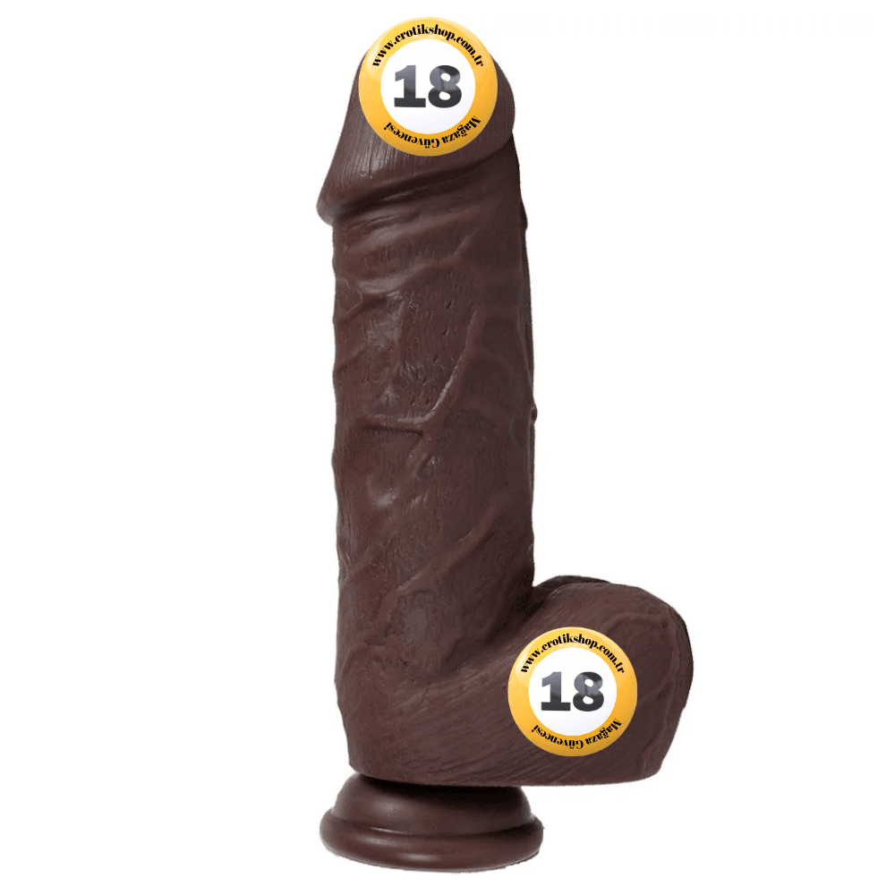 Xise Dildo Series X-Men Flexible Kalın Realistik Penis XS-WBC10011-Brown