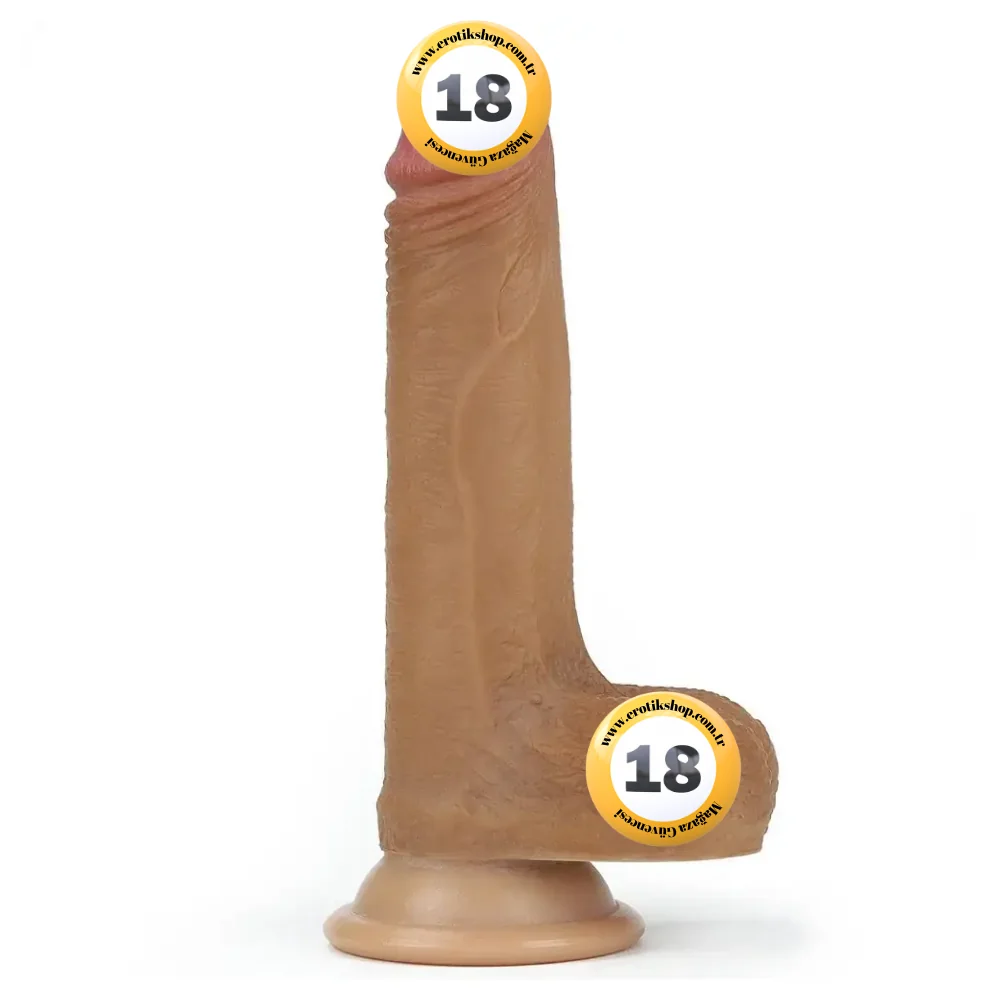 Lovetoy Dual Layered Silicone Cock 18 cm Realistik Penis LV4001B