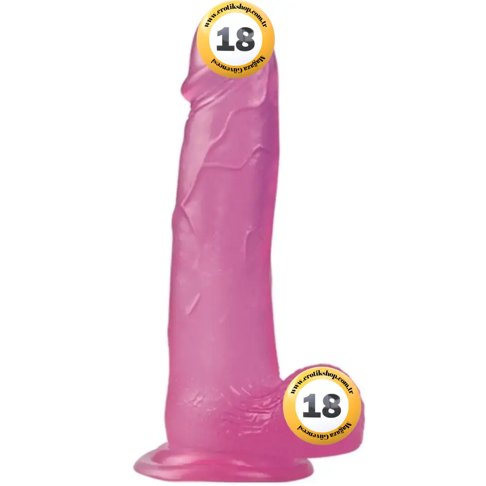 Lovetoy Jelly Studs Pink Large 20 cm Jel Dildo LV3100