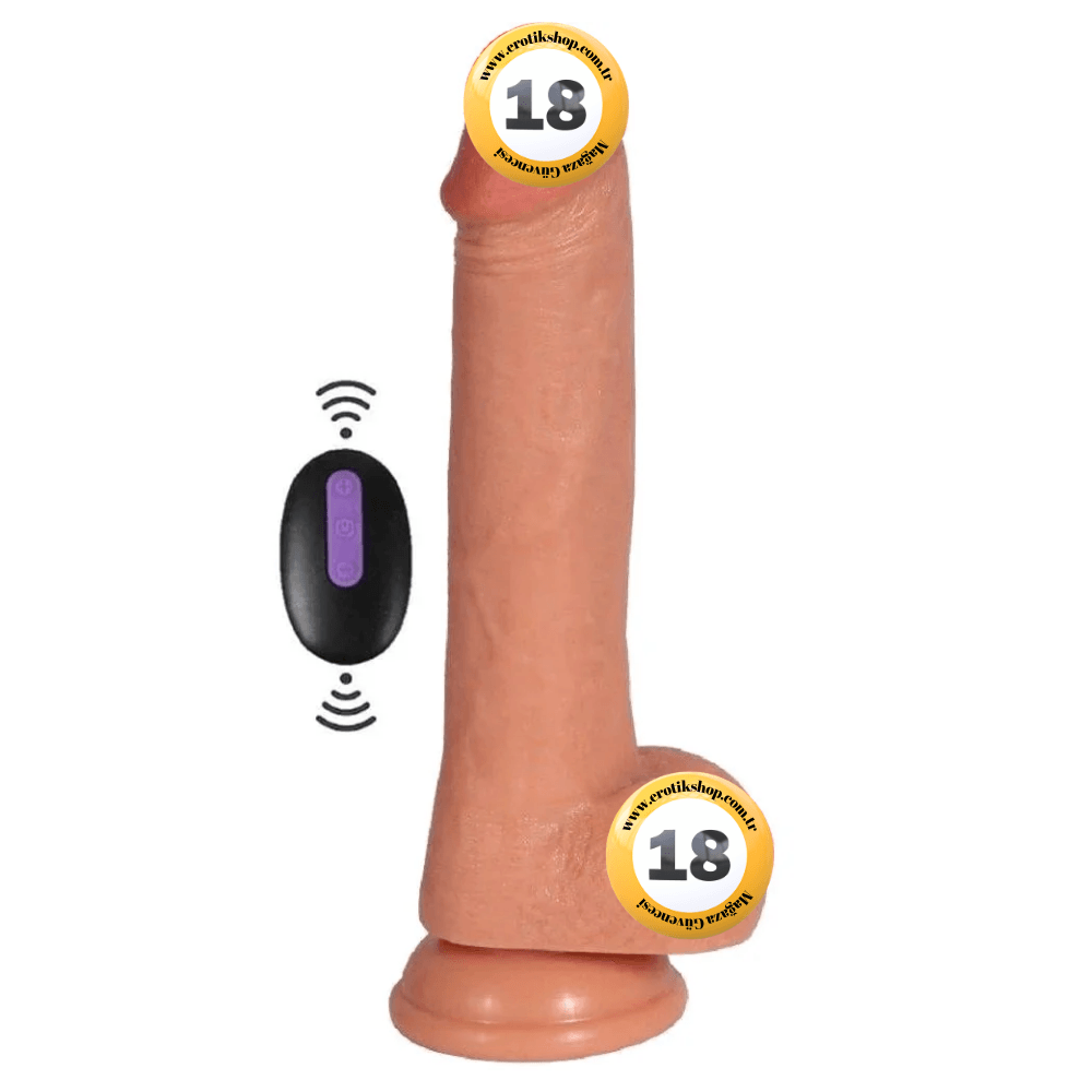 Shequ Dildo Series Sean 20 Modlu Titreşimli Realistik Penis