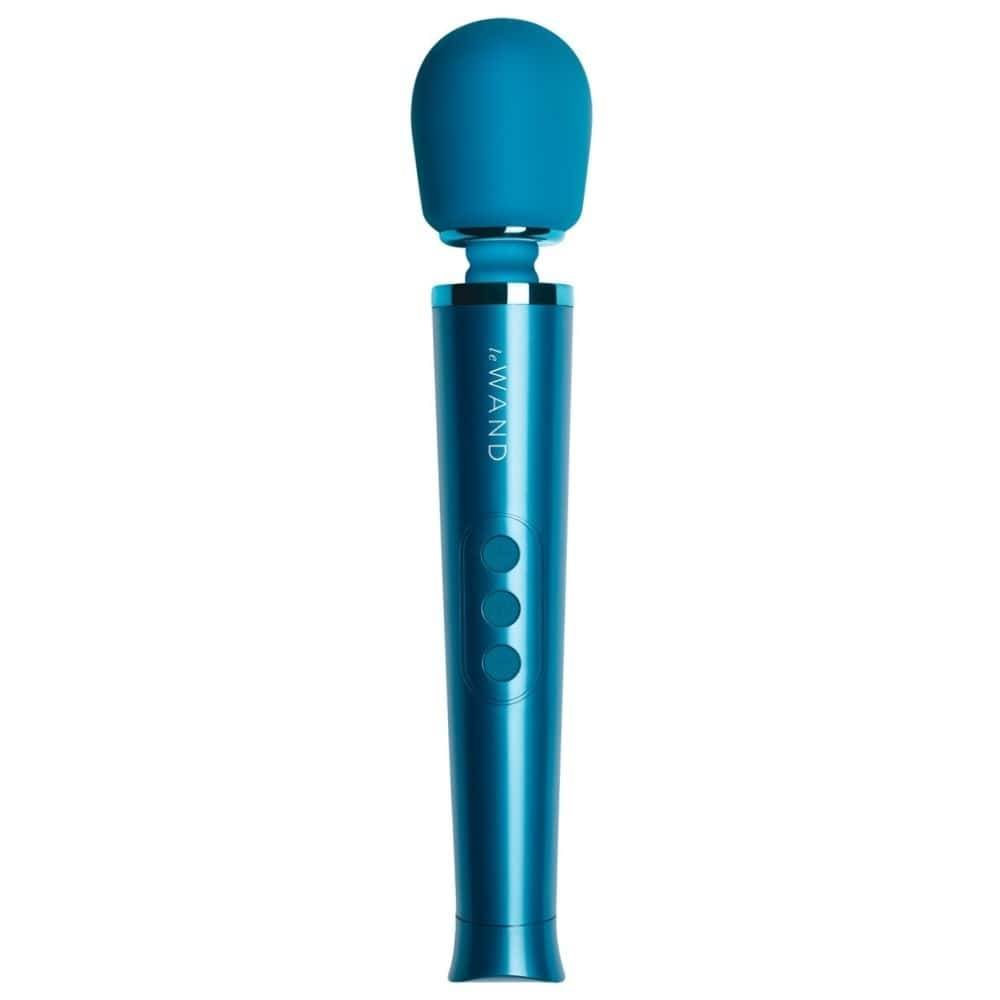Le Wand Rechargeable Body Massager Masaj Wand Vibrator-Blue