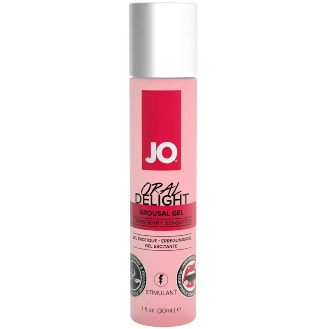 System Jo Oral Delight Arousal Gel Strawberry Sensation 30 Ml.