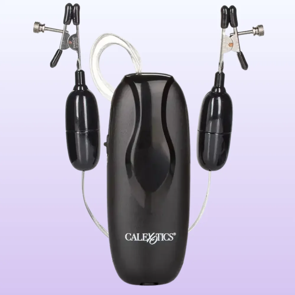 Calexotics Vibrating Nipple Clamps Titreşimli Göğüs Ucu Vibratörü