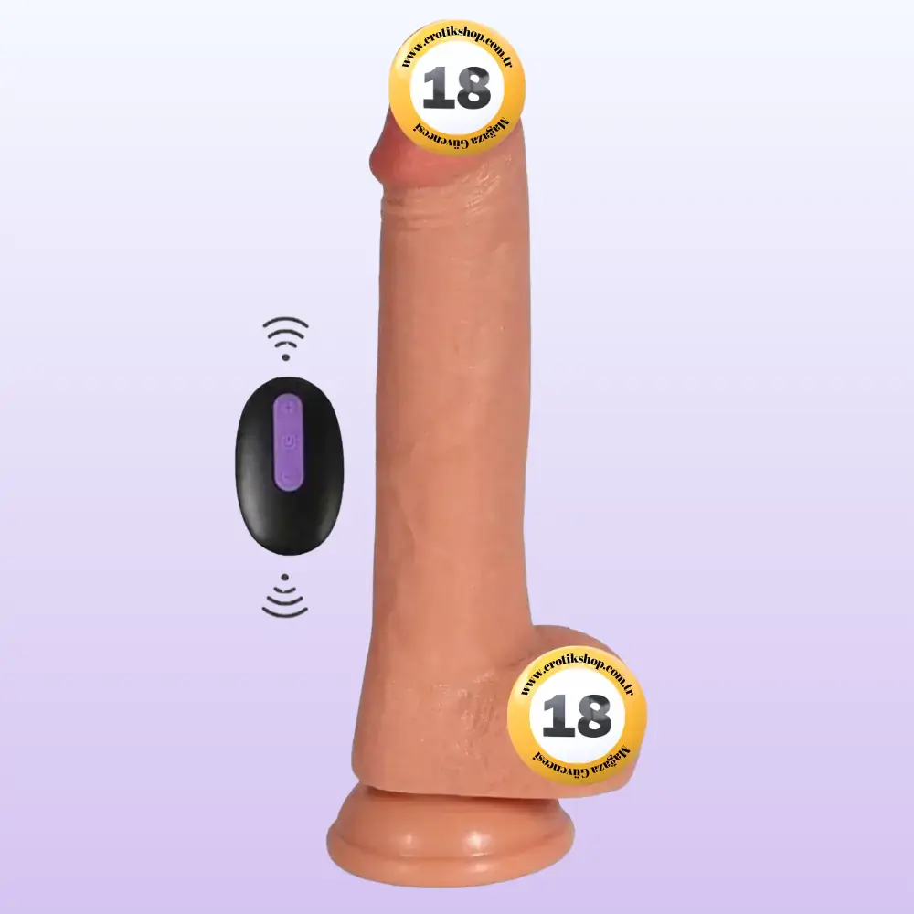 Shequ Dildo Series Sean 20 Modlu Titreşimli Realistik Penis