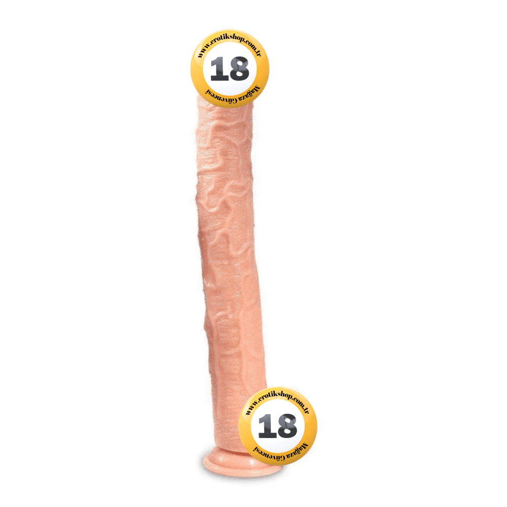 Xise Dildo Series Huoer Flexible 43 cm Realistik Büyük Penis XS-WBC10068-Flesh
