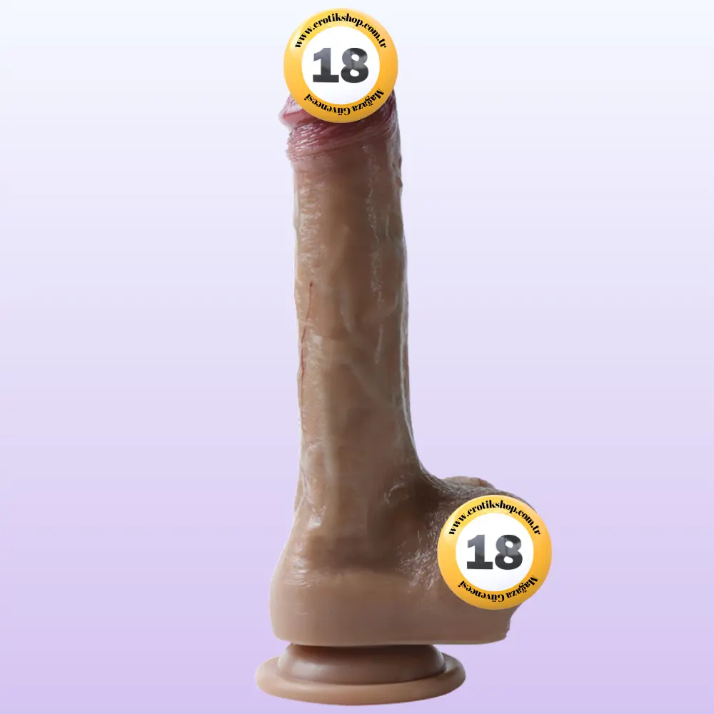 The Dildo 3D Cock Plus Et Dokulu Titreşimsiz Realistik Penis