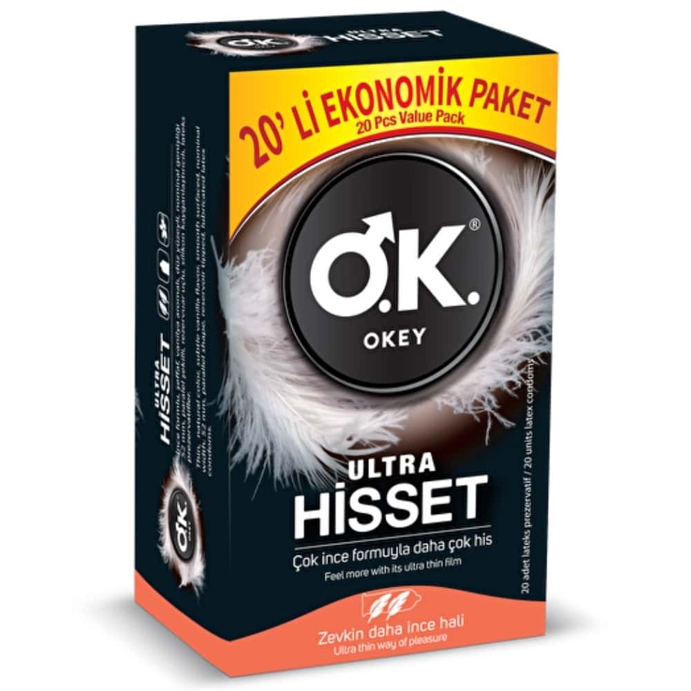 Okey Ultra Hisset 20'li Prezervatif Kondom