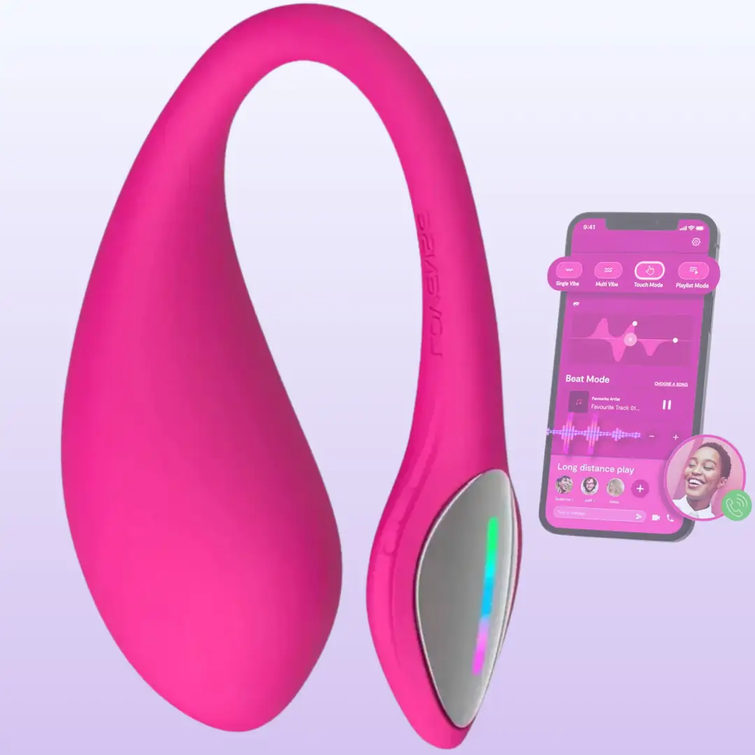 Lovense Lush 4 Mini G-Spot Uyarıcı Telefon Kontrollü Giyilebilir Vibratör