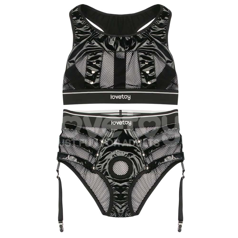 Lovetoy Rebellion Reign Iconic Harness Strap on Set LV781001A XS/S