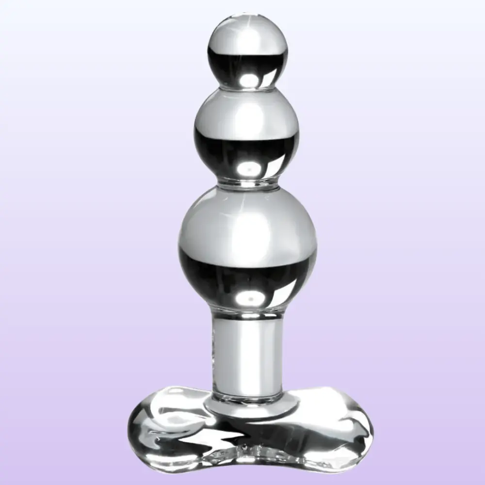 Pipedream İcicles No. 47 Hand Blown Glass Massager Cam Anal Plug