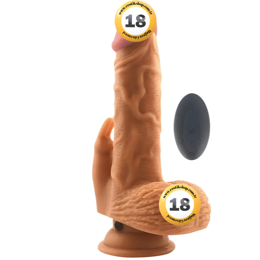 The Dildo Crazy Passion İleri Geri Hareketli Klitoral Realistik Penis