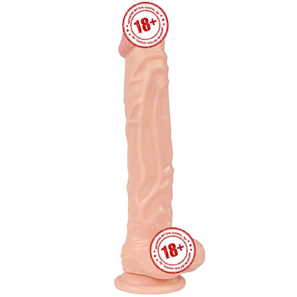 Xise Dildo Series Knight Flexible Realistik Penis XS-WBC10002-Flesh