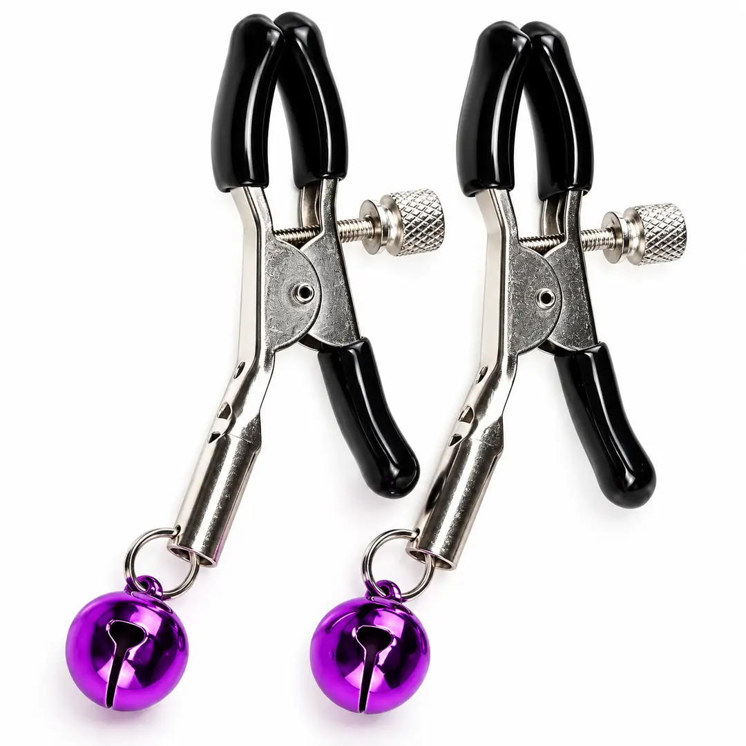 The Fetish Breast Clamp Ayarlanabilir Zilli Göğüs Ucu Klipsi