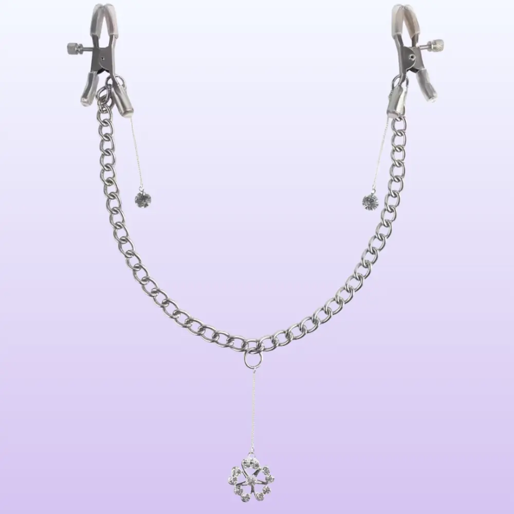 Pipedream Fetish Fantasy Series Crystal Nipple Clamps Göğüs Klipsi