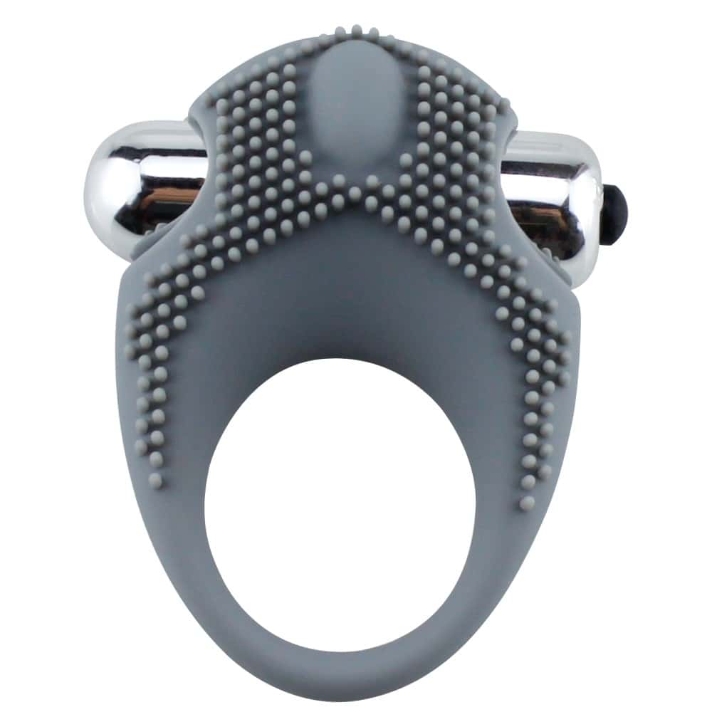 The Cock Ring Love Ring Klitoral Titreşimli Penis Halkası-Gray