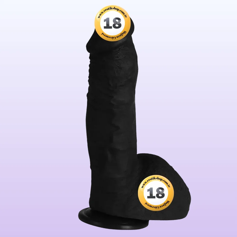 Xise Dildo Series Neptune Natural Doku Realistik Penis XS-WBB10052-Black
