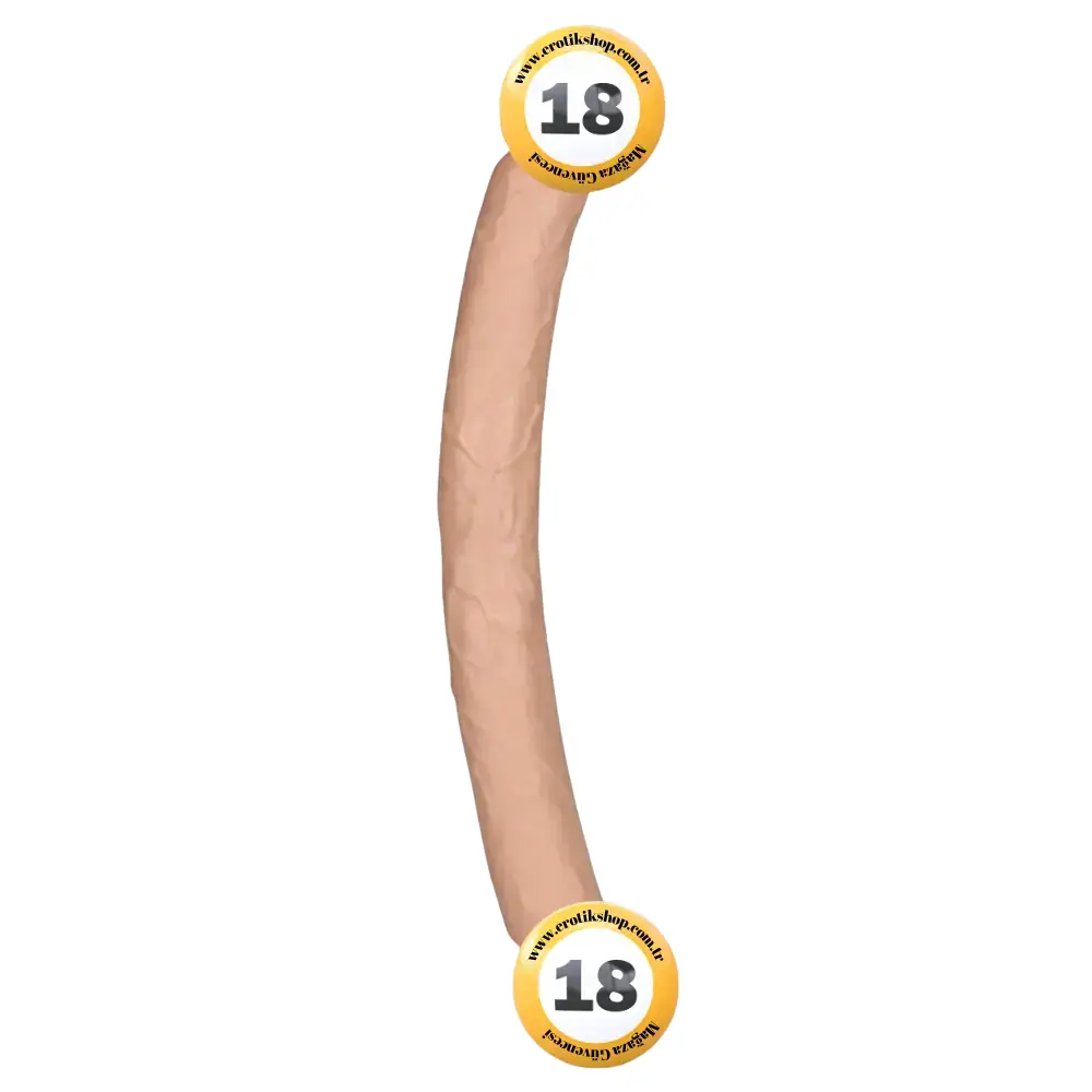 Lovetoy King Size 43 cm Realistik Ultra Esnek Çift Taraflı Penis