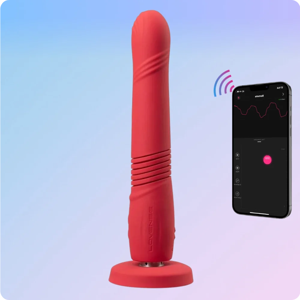 Lovense Gravity Telefon Kontrollü İleri Geri Hareketli Vibratör