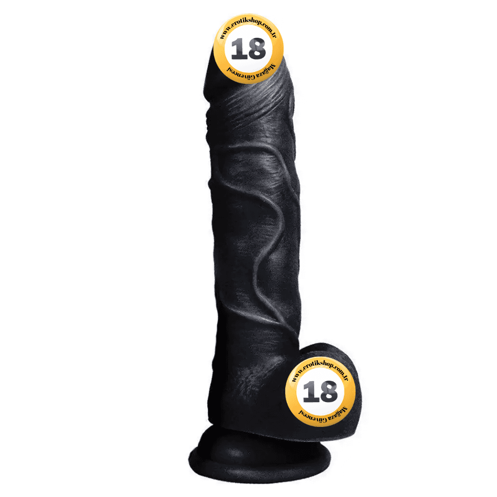 Xise Dildo Series Beat 19.5 cm Realistik Penis XS-WBC10009-Black