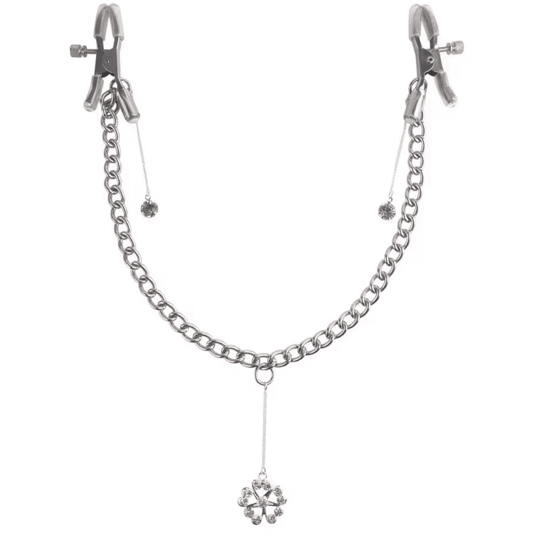 Pipedream Fetish Fantasy Series Crystal Nipple Clamps Göğüs Klipsi