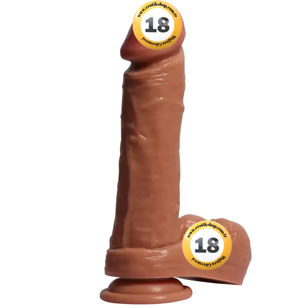 Shequ Dildo Series Desert Wolf Natural Doku 21 cm Realistik Penis SQ-WBD10032