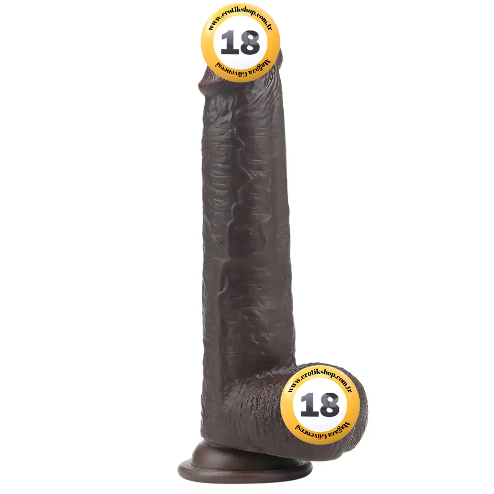 Lovetoy Sliding Skin Dildo Hareketli Deri Özellikli 23 Realistik Zenci Penis