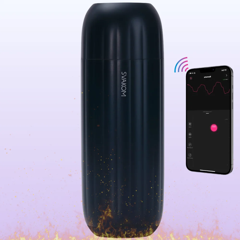 Svakom Sam Neo 2 Pro Telefon Kontrollü Emme ve Isıtmalı Mastürbatör