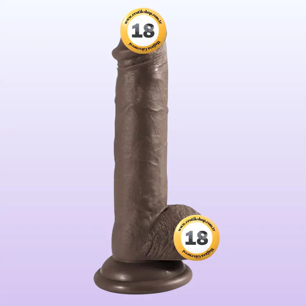 Shequ Dildo Series Addison 17 Cm Realistik Zenci Penis