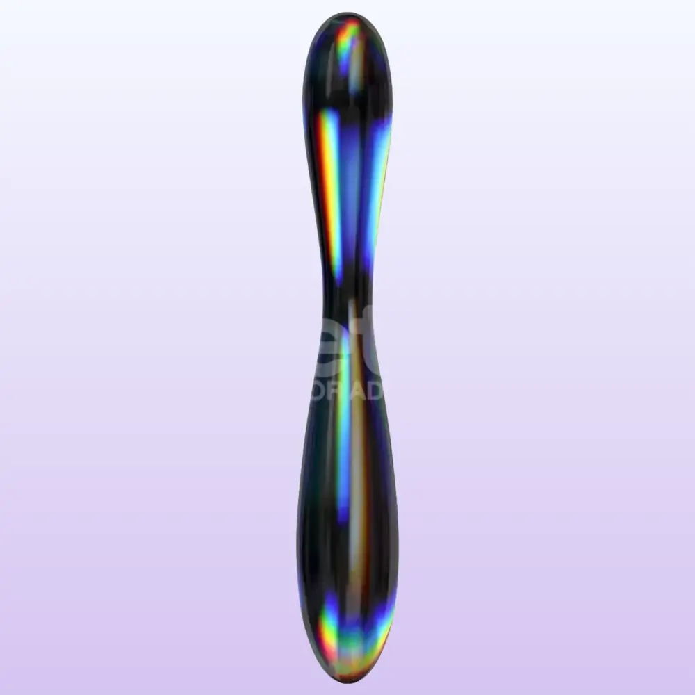 Lovetoy Twilight Gleam Glass Dildo Çift Taraflı Cam Dildo