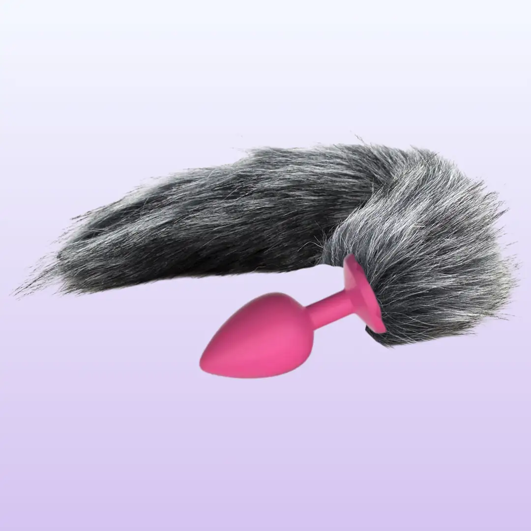 The Anal Fantasy Kuyruklu Silikon Anal Plug - Pink