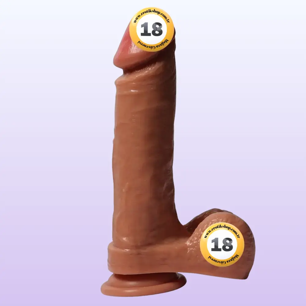 Shequ Dildo Series Desert Wolf Natural Doku 21 cm Realistik Penis SQ-WBD10032