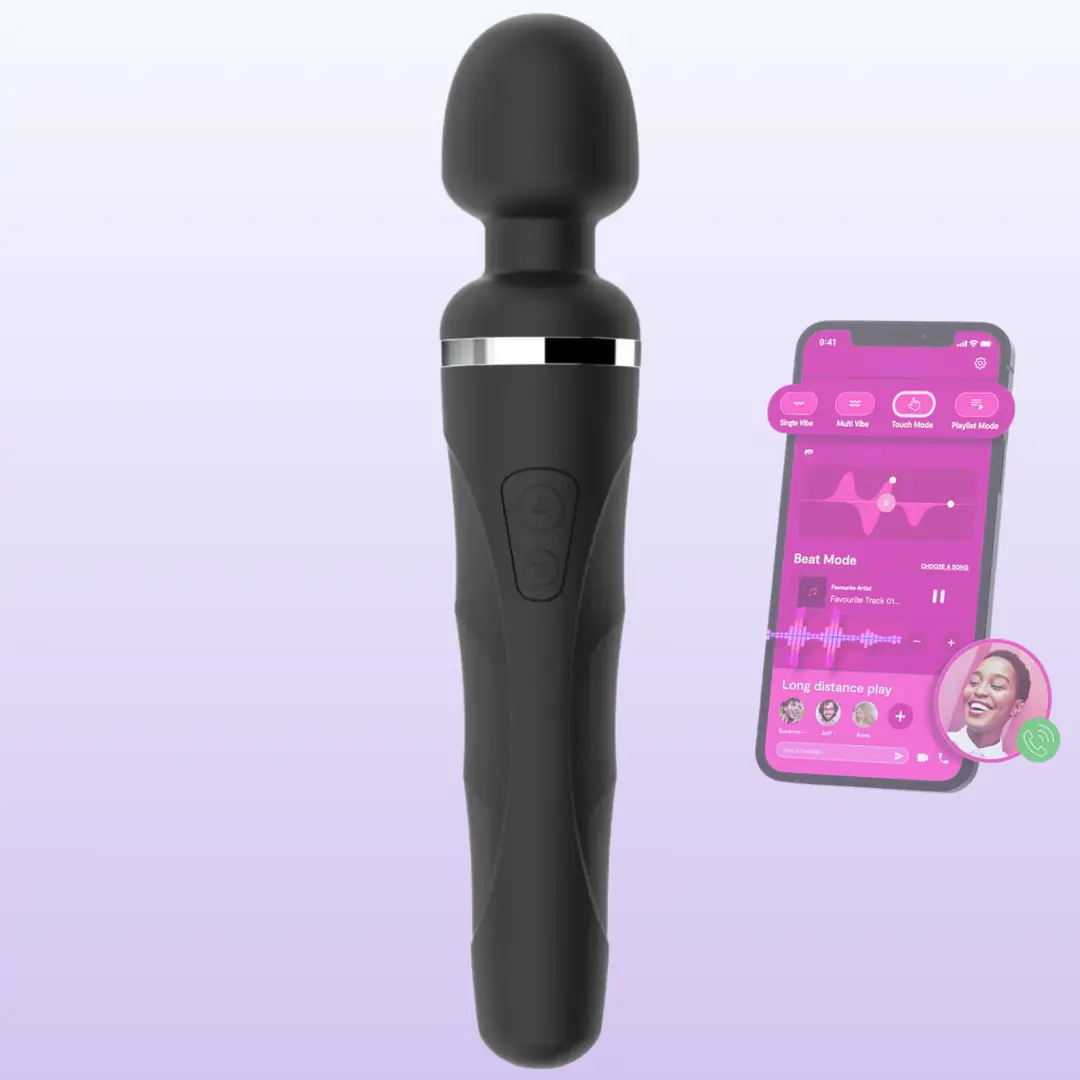 Lovense Domi 2 Bluetooth Cordless Mini Wand Vibratör