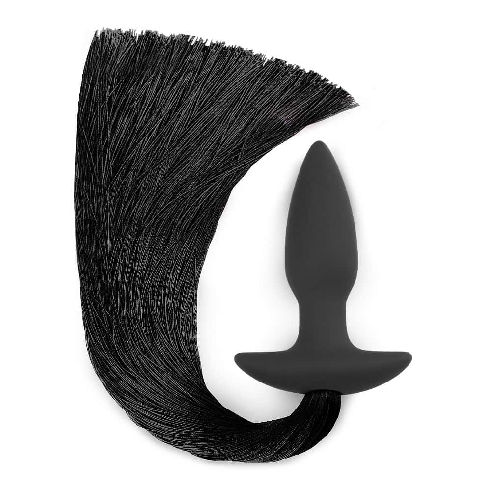 Lovetoy Silicone With Pony Tail Kuyruklu Anal Plug Siyah LV421001