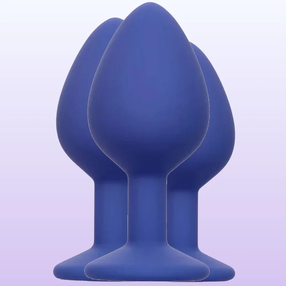 Calexotics Cheeky Gems 3 pcs Anal Alıştırıcı Silikon Plug Set
