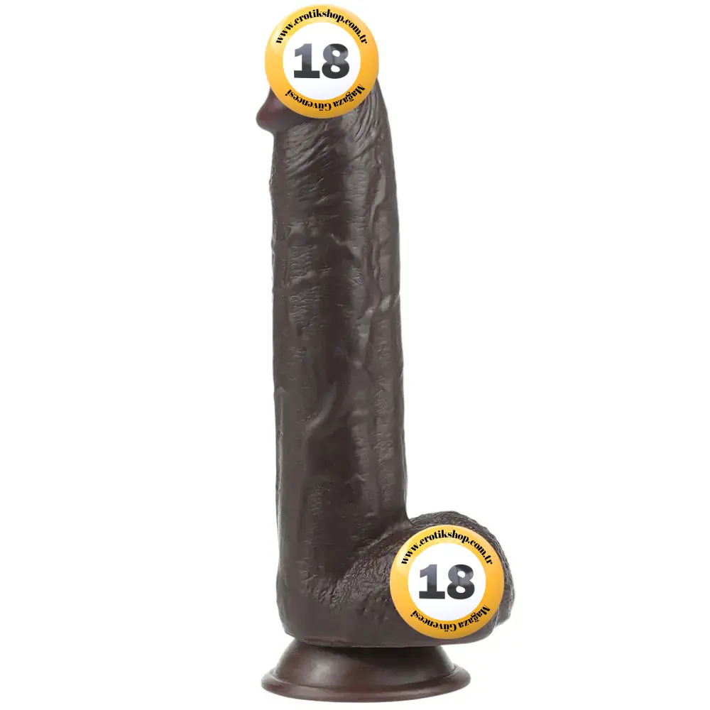 Lovetoy Sliding Skin Dildo Hareketli Deri Özellikli 23.5 Realistik Zenci Penis