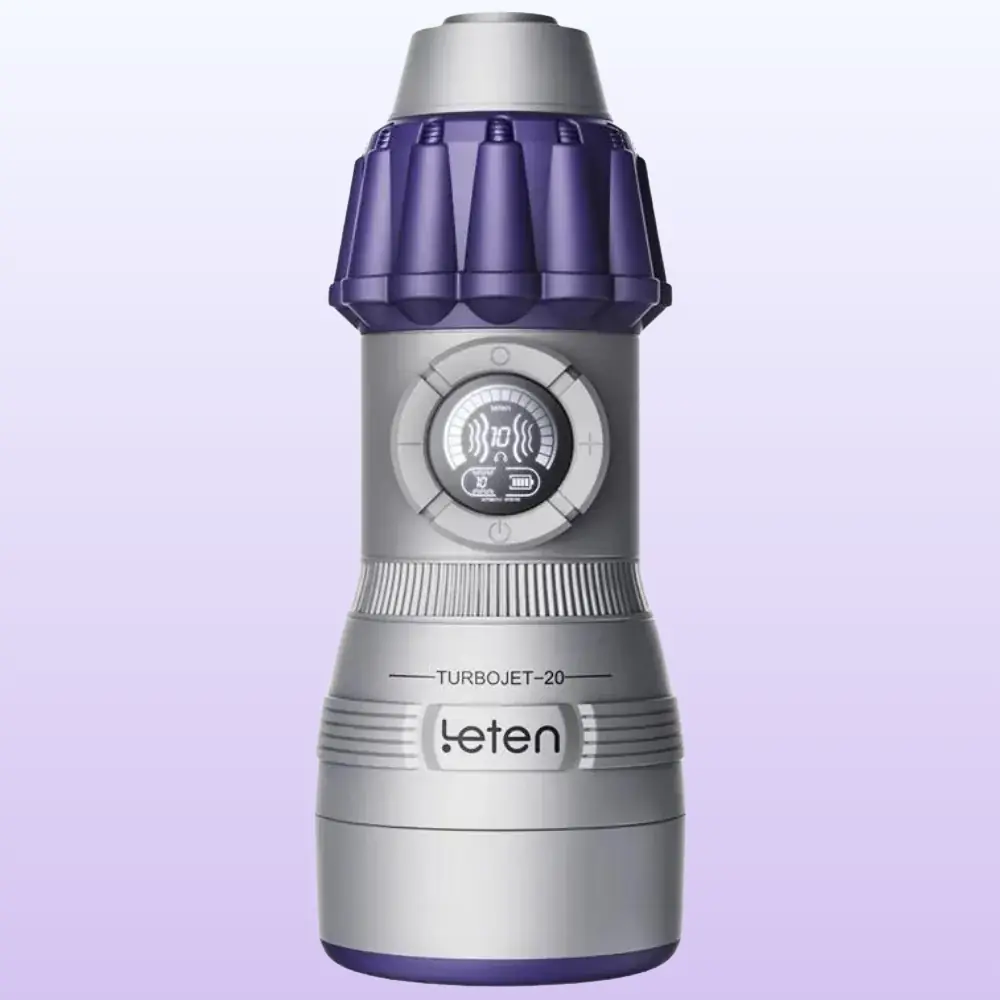 Leten Turbojet-20 Emiş Güçlü ve Titreşimli Masturbator