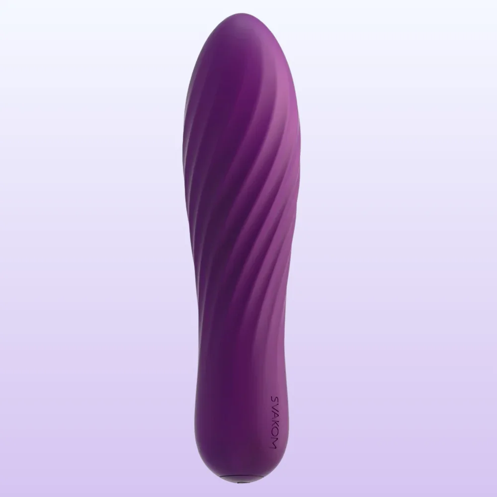 Svakom Tulip 10 Modlu Güçlü Mini Vibratör-Purple