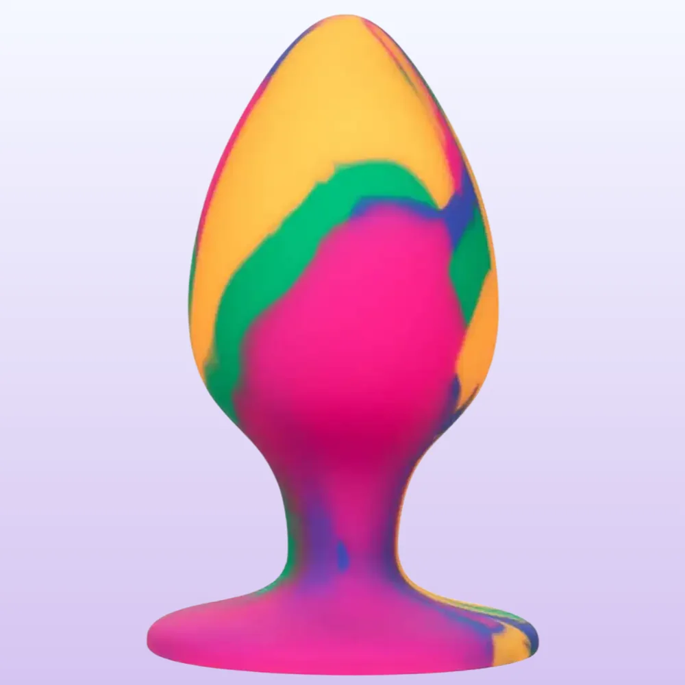 Calexotics Cheeky Large Tie-Dye Silikon Anal Plug