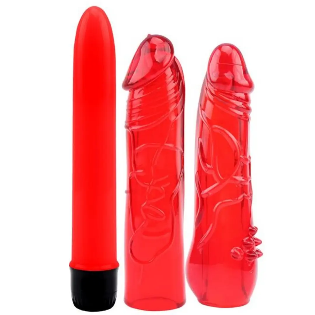 Hot Storm Hers Dildo Kit Vibratör Set