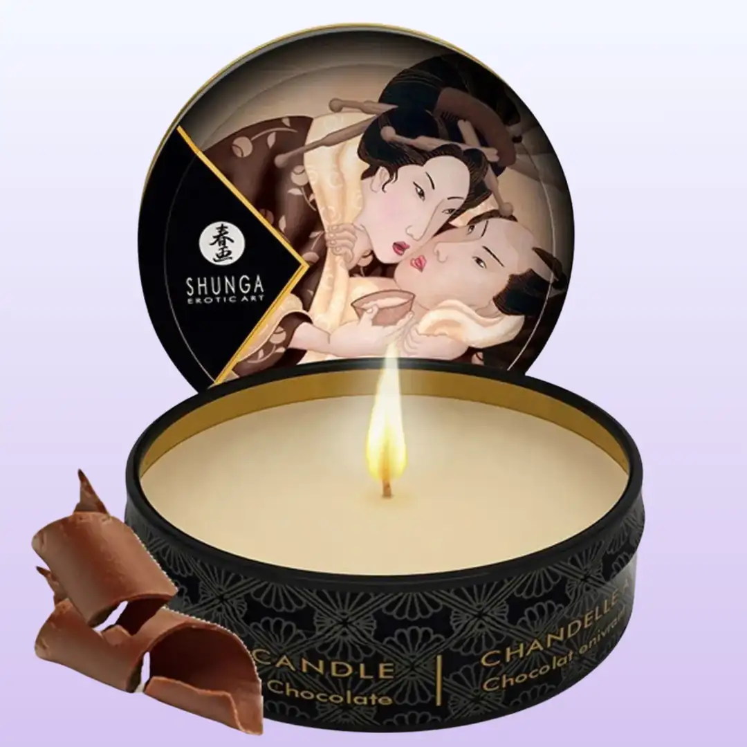 Shunga Mini Massage Candle Chocolate 30 Ml Erotik Masaj Mumu